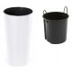 Pots and planters for outdoor and garden Flowerpot Lamela 40 cm x 40 x 75 cm Diameter 40 cm Plastic white