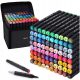  ALCOHOL MARKERS 80 pieces Marker Marker Double-sided Marker Pro + BAG