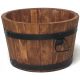  Drewdon flowerpot 42 cm x 42 x 26 cm, wood, brown and beige tones