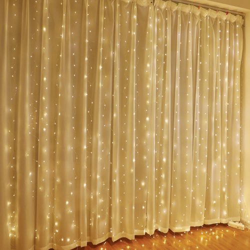  LED CURTAIN Decoration (200 LED LIGHTS) 3M x 2M WARM WHITE / WARM WHITE