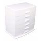 Boxes and chests Jewelry box, white wooden chest of drawers