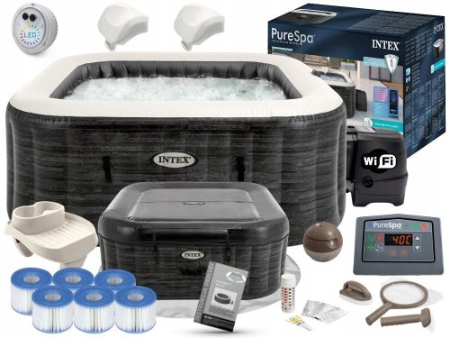 Whirlpool, Garden Whirlpool Intex 795 l rigid square hydromassage pool + 9 more products