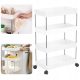 Bathroom Kitchen Cabinet Bookcase on Wheels