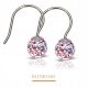  BLOMDAHL HYPOALLERGENIC EARRINGS MINI PENDANT CRYSTAL LIGHT FANTASY 6 mm