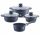  Zilner ZL-97016 aluminum pot set, 7 pieces