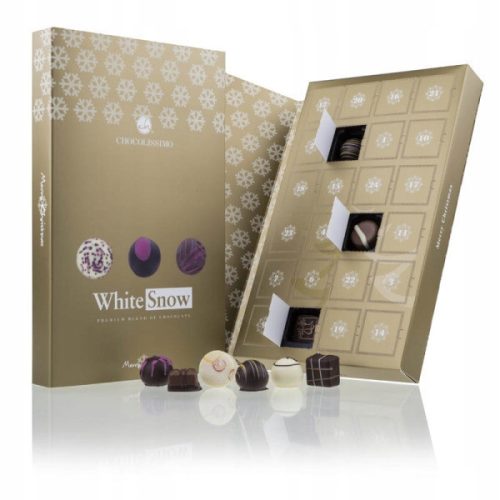 Advent Calendar Luxurious golden Advent calendar with chocolates