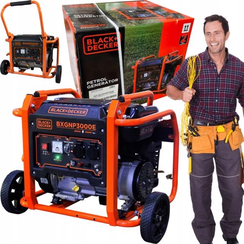 Portable single-phase generator Black&Decker 3000 W petrol