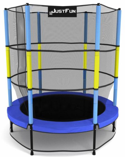 BLUE-YELLOW TRAMPOLINE FOR HOME AND GARDEN 140 JF