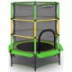 GREEN-YELLOW TRAMPOLINE FOR HOME AND GARDEN 140 JF