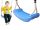 Children's swing with plastic seat JF blue