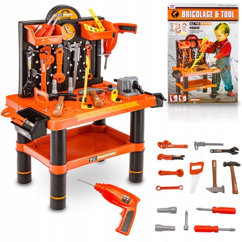  kit, carpentry, table, wrench, saw, movable vice