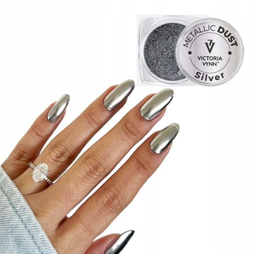  Victoria Vynn metallic nail dust silver