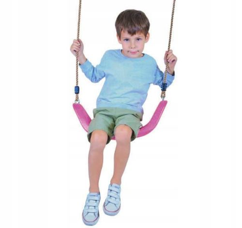 LUX plastic swing seat for children, pink