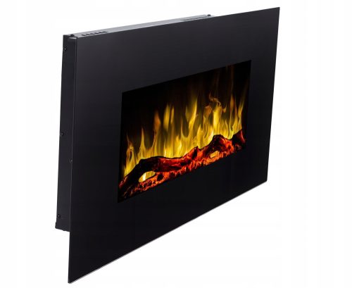 Wall fireplace without heating function, electric Aflamo black 11 W 90 x 45 x 14 cm