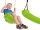 Swing seat for the KBT children's swing, lime