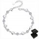  WOMEN'S SILVER HEART BRACELET 925 SILVER ENGRAVING