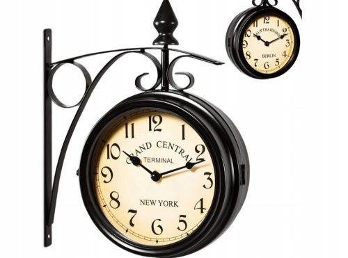 Clock for home wall clock black 34cm