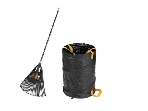 Garden rake Fiskars plastic rake 65 x 174 cm