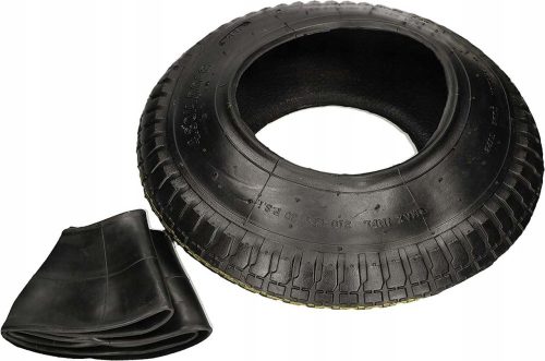 TIRE WITH TUBE FOR BRRORROW WHEEL 4.80/4.00-8 6PR