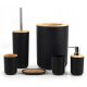 Set bathroom accessories Profi_Art 6 elements, black