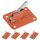 Painted formwork frogs, 50 pieces, formwork clamps, clamps, clamps, 6–10 mm