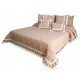 SOFT BLANKET PLUG SLEEVE FOR A Polyester Bedspread, 220 cm x 240 cm, in shades of brown