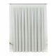  Ready-made curtain made of smooth voile, height 230x500cm, cream
