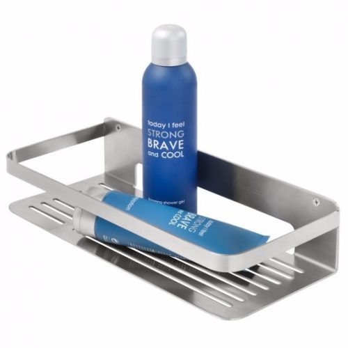 Bathroom shelves TIGER CADDY BASKET LARGE, BRUSHED STEEL 14002.3.