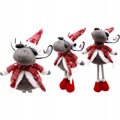  CHRISTMAS ORNAMENT REINDEER FIGURE ON TELESCOPIC LEGS 45–60 CM