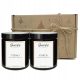 Candles Soy scented candle MUSK + COCONUT Swicks 2 pcs.