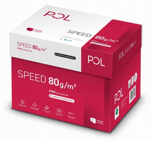  PolSpeed office paper, A4 format, 80 g, 500 sheets