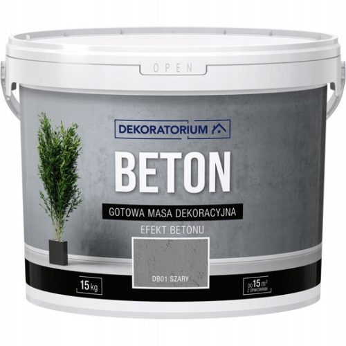 Dekoratorium Architectural Concrete Ready Dekorputz DB01 Grau 15 kg