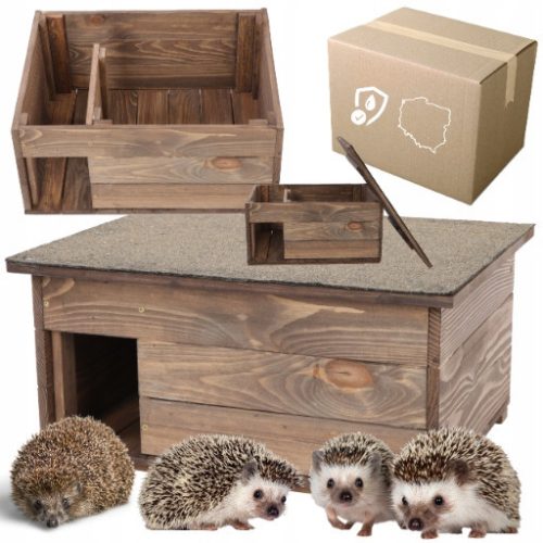  Hedgehog house, hedgehog house, nesting box, shelter, hedgehog nest, GREAT QUALITY