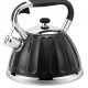 Kettles and Teapots HausPremium traditional steel kettle, 3 l, black