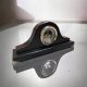 Clock for home Mantel clock, shades of grey, 10 cm