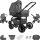  Friedrich Hugo Berlin Grey Night 4in1 Stroller