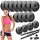  Pretorians adjustable bituminous dumbbells 2x 15 kg