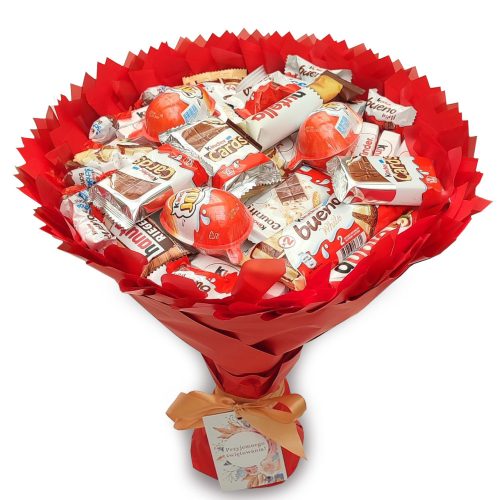 Cool, funny gadgets A sweet gift bouquet with children's sweets