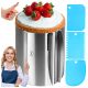 CAKE RIDER, HIGH FORM, 20 cm, RIBBON, edge, cake pan + DECORATIVE spatula for cakes, cream cakes - 3 pieces