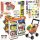  SUPERMARKET CHILDREN'S STALL CASHIER SCALE BASKET TROLLEY SMARTPHONE MATADI