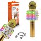  Karaoke Microphone Toy for Kids with ECHO Manta Bluetooth LED Speaker