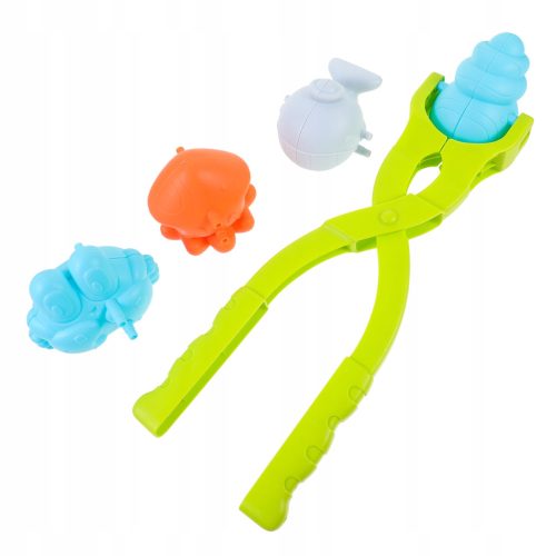  1 Set of Plastic Snowball Maker Clips with Snow Toys