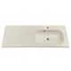 Rectangular IdealStones washbasin recessed into the worktop