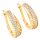  Gold-plated surgical steel earrings Greek Pattern