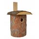  Nesting box made of pine wood for birds, natural hole