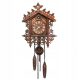 Clock for home Antique cuckoo wall clock made of wood, different