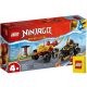  LEGO Ninjago Kai and Ras in Car-Bike Duel 71789 + LEGO Paper Bag