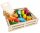  WOODEN FRUITS AND VEGETABLES CUTTING VEGETARIAN KNIFE BOARD Velcro set XL