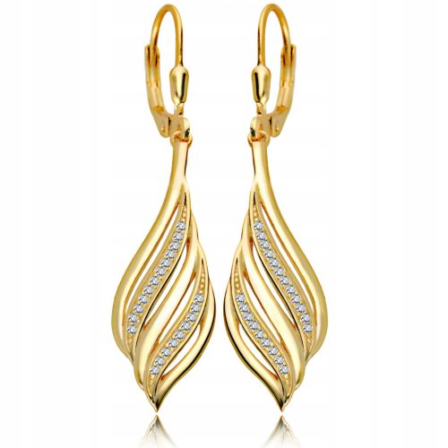  Euphoria earrings 925 4.5 cm gold plated silver