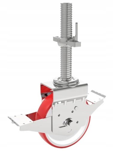 Wheel with base for scaffold 38x500, diameter 150 mm